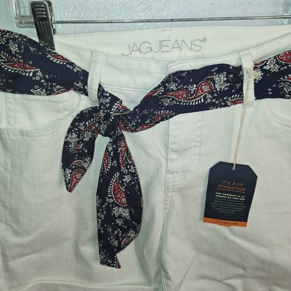 🌟 Jag Carter Girlfriend Shorts With Belt Size 10 NWT - Picture 3 of 7